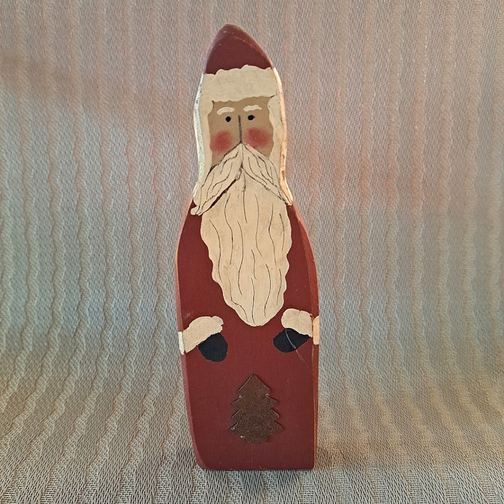 Primitive Santa - Folk Art Father Christmas